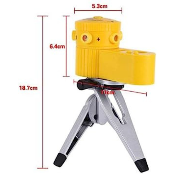 Nível a Laser Autonivelante 2 Linhas Cruzadas e Ponto