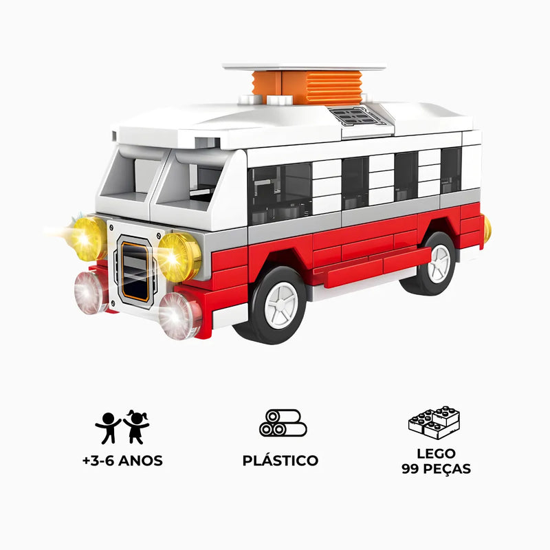 Brinquedo Blocos de Construção Bondinho