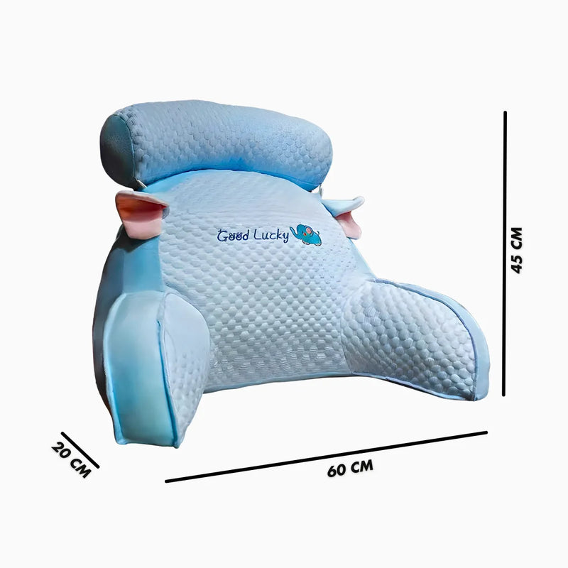 Travesseiro Multifuncional de Descanso e Apoio Azul