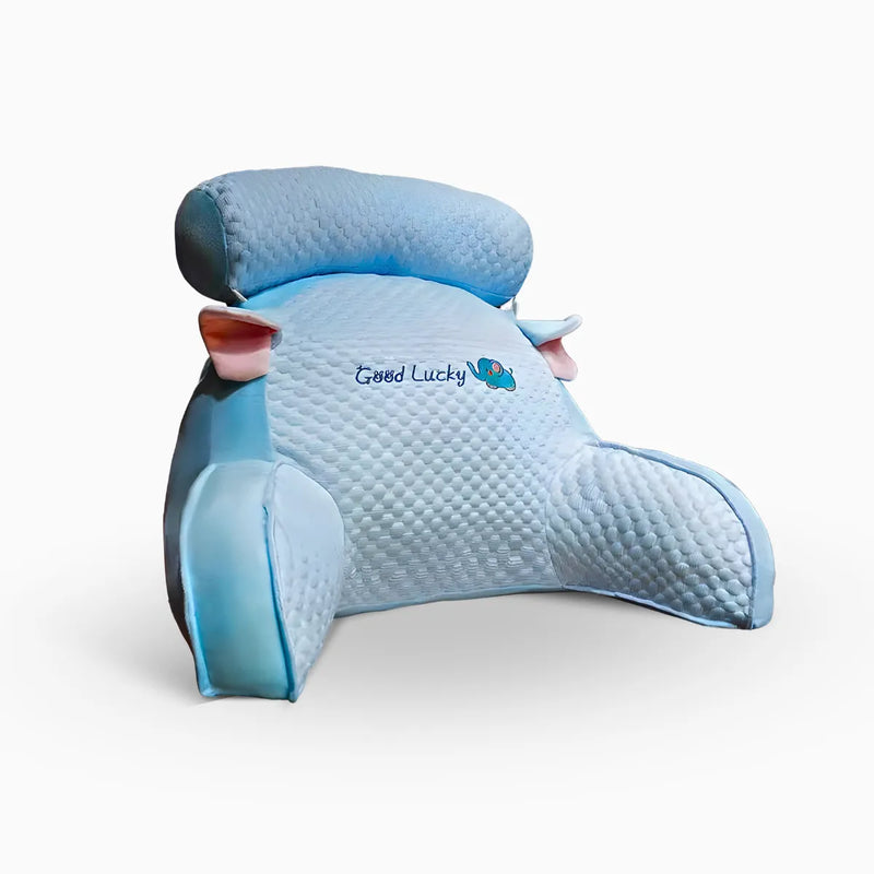 Travesseiro Multifuncional de Descanso e Apoio Azul