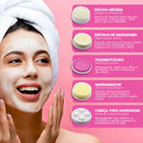 Escova Facial Elétrica 5 em 1 Portátil Esfoliante