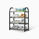 Sapateira 4 Andares Organizador de Sapatos (PRETO)