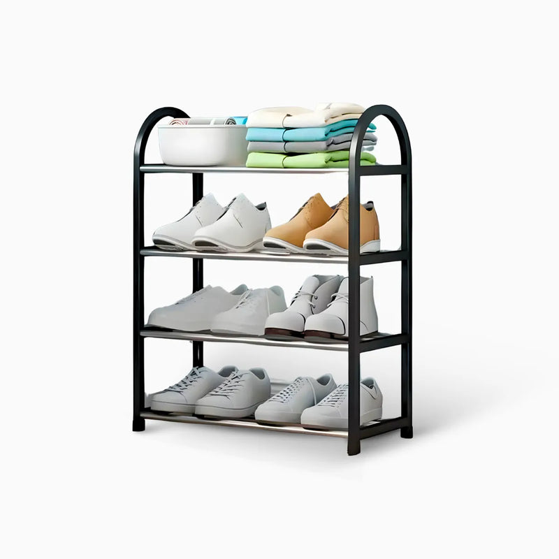 Sapateira 4 Andares Organizador de Sapatos (PRETO)