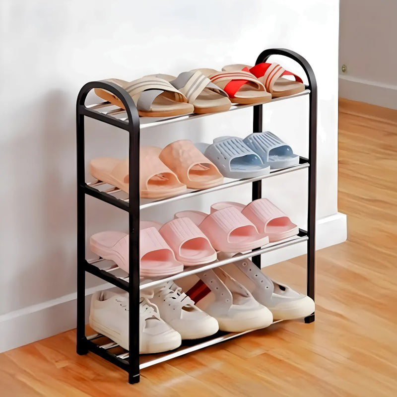 Sapateira 4 Andares Organizador de Sapatos (PRETO)