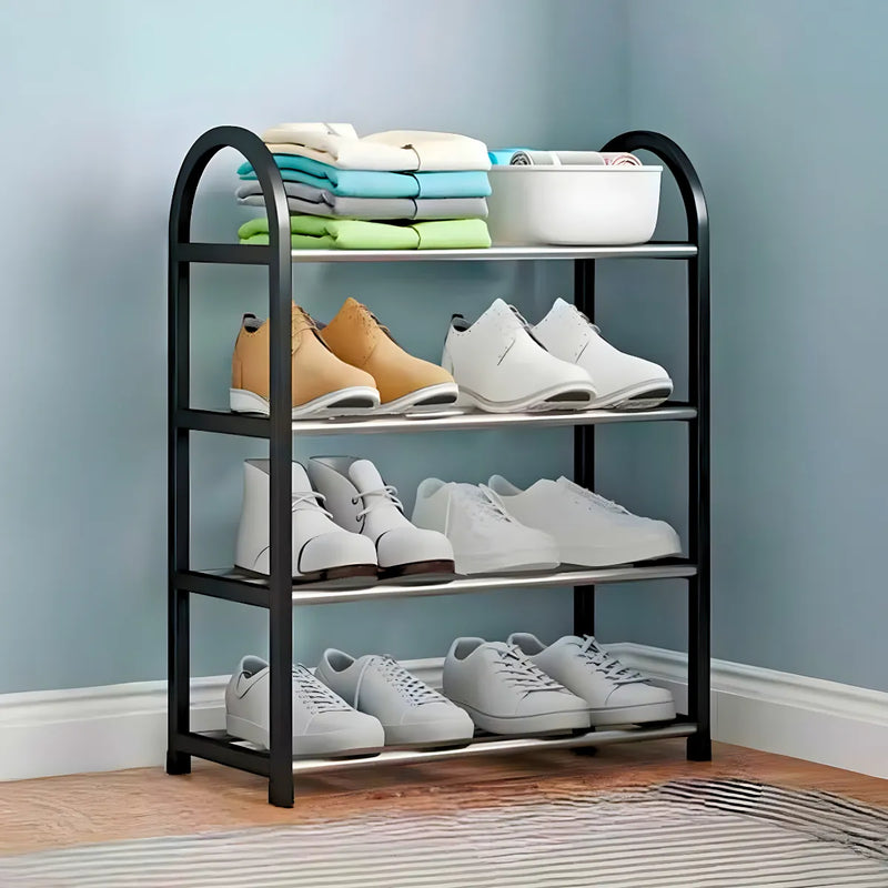 Sapateira 4 Andares Organizador de Sapatos (PRETO)