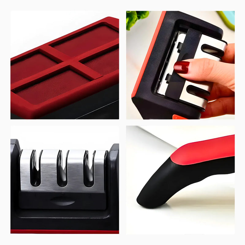 Afiador de Facas 3 Fases – Profissional, Seguro e Fácil