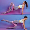 Kit 3 Faixas Elásticas De Exercício Hip Resistance Bands
