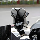 Suporte garra para celular moto universal com carregador usb