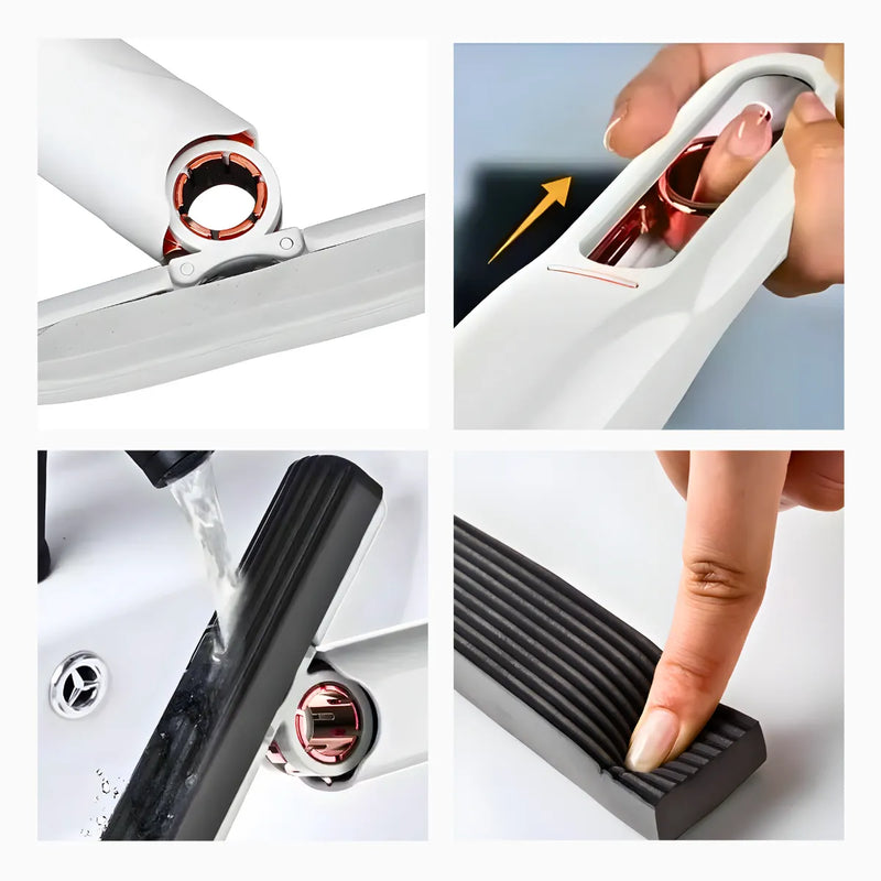 Mini Mop Rodinho Esfregão Portátil Dobrável