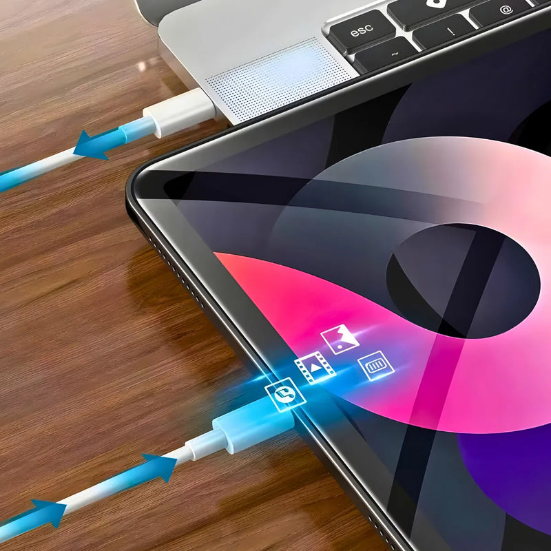 Carregador Turbo 20w USB Type C 2 em 1