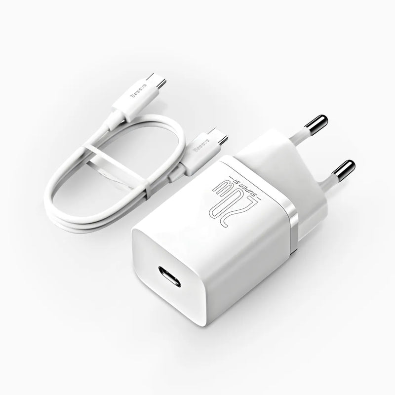 Carregador Turbo 20w USB Type C 2 em 1