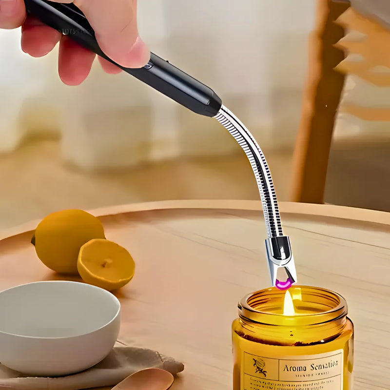 Isqueiro Acendedor Elétrico USB Recarregável