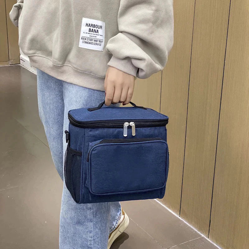 Bolsa Térmica Marmita Com Alça - PRETA