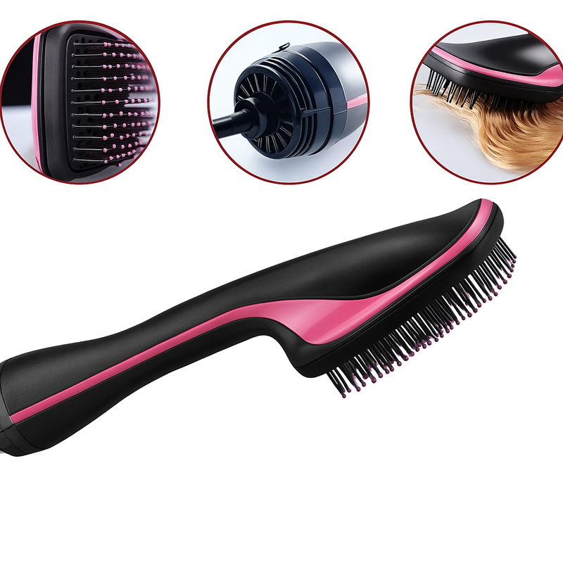 Escova Secadora de Cabelo 110V – Alisadora e Modeladora