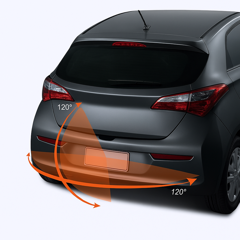 Câmera De Ré Automotiva Hd Estacionamento Visão Noturna