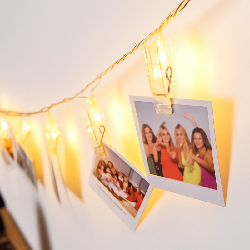 Varal Cordão De LED Decorativo Para Fotos