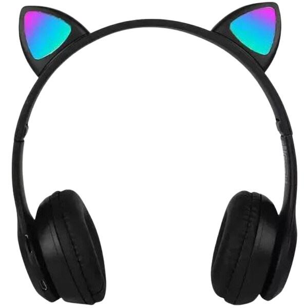 Fone de Ouvido Bluetooth Sem Fio Orelha de Gato com LED