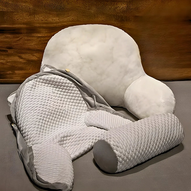 Travesseiro Multifuncional de Descanso e Apoio Azul