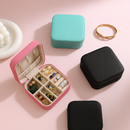 Mini Porta-Jóias em Couro Sintético Branco