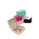 Mini Porta-Jóias em Couro Sintético Branco