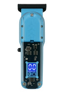 Máquina de Cortar Cabelo Transparente Visor Digital Amarelo