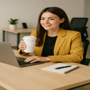 Copo Sustentável Reutilizável 400ml Branco